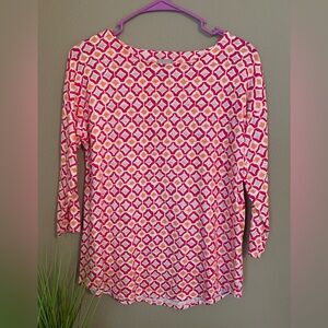 Chico’s blouse. 3/4 length sleeve. Size 0. Small.